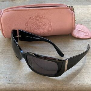 Juicy Couture sunglasses and case